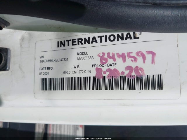 International B 6.7 2021 3HAEUMMLXML347331 Image 8