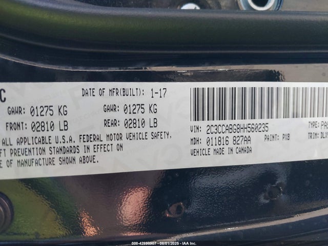 Chrysler 300 2017 2C3CCABG8HH560235 Image 9