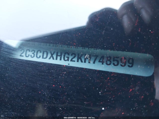 2C3CDXHG2KH748599 Dodge 2019