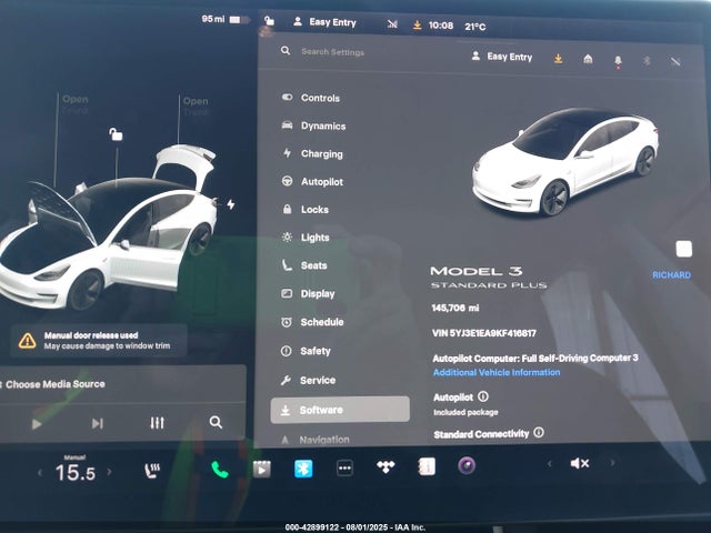 2019 TESLA MODEL 3 5YJ3E1EA9KF416817 Photo 6