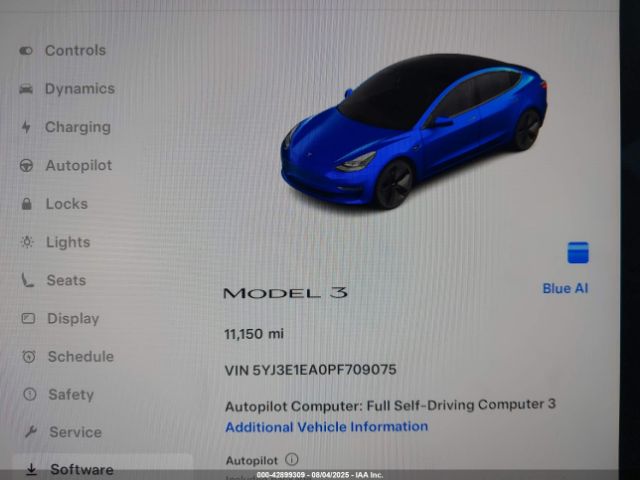 2023 TESLA MODEL 3 5YJ3E1EA0PF709075 Photo 6