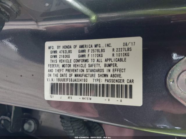 2018 ACURA TLX 19UUB3F59JA004190 Photo 8