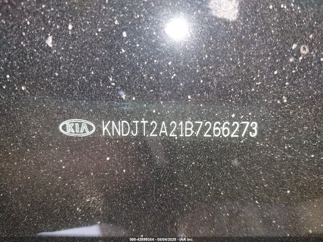 42899354 :رقم المزاد ، KNDJT2A21B7266273 vin ، 2011 Kia Soul + مزاد بيع