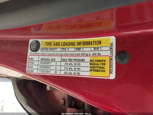 2006 CADILLAC DTS 1G6KD57Y46U202334 Photo 8