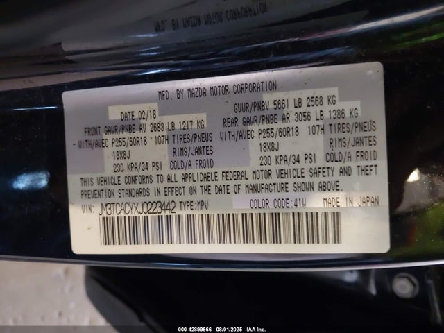 JM3TCACYXJ0223442 Mazda py turbo