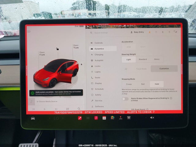 2022 TESLA MODEL Y 7SAYGDEF9NF522219 Photo 6