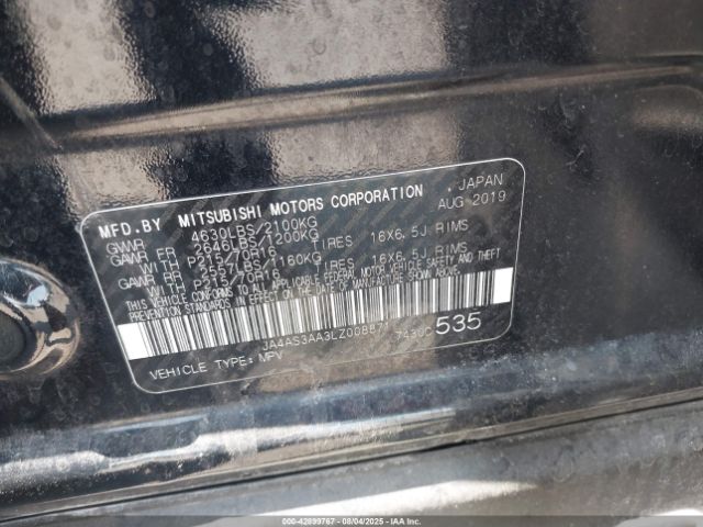 2020 MITSUBISHI ECLIPSE CROSS JA4AS3AA3LZ008871 Photo 8