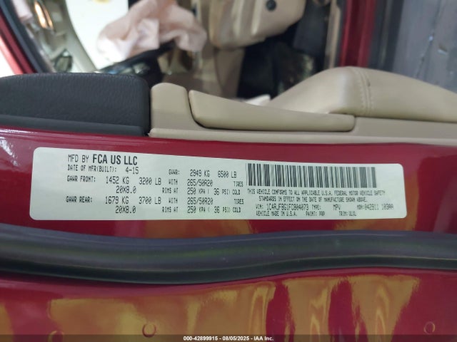 1C4RJFBG1FC804073 Jeep Grand Cherokee