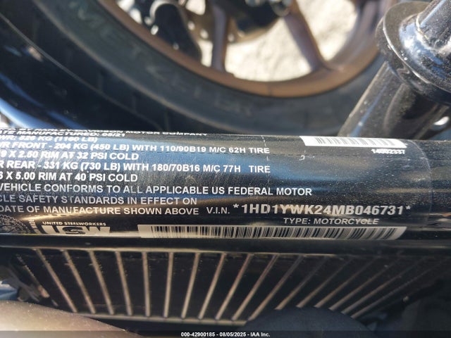 1HD1YWK24MB046731 Harley-Davidson Low Rider S