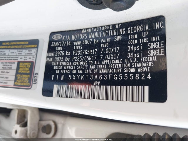 5XYKT3A63FG555824 KIA dohc t-gdi theta-ii