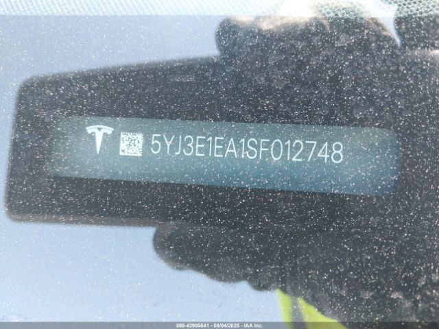 2025 TESLA MODEL 3 5YJ3E1EA1SF012748 Photo 8