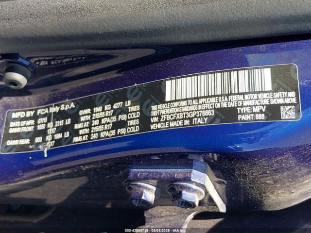 2016 FIAT 500X ZFBCFXBT3GP378863 Photo 8