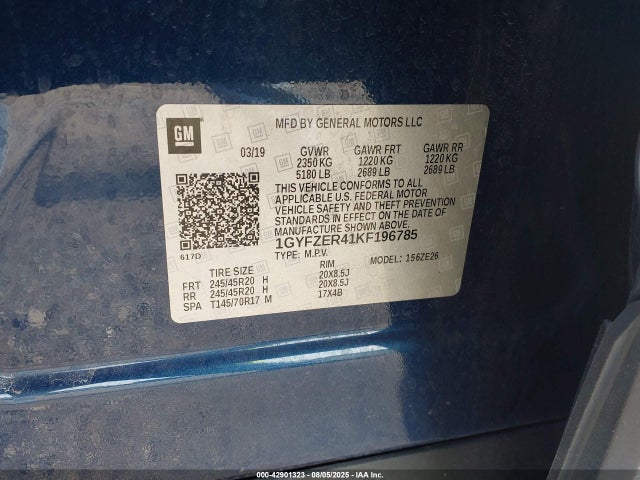 2019 CADILLAC XT4 1GYFZER41KF196785 Photo 8