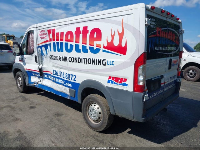 2017 Ram Promaster 1500 Low Roof 136 Wb მანქანა იყიდება აუქციონზე, vin: 3C6TRVAG0HE552507, აუქციონის ნომერი: 42901327