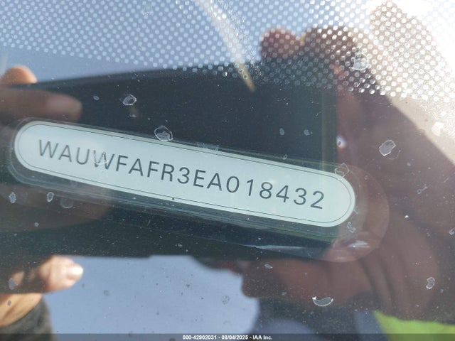WAUWFAFR3EA018432 Audi flex fuel engine