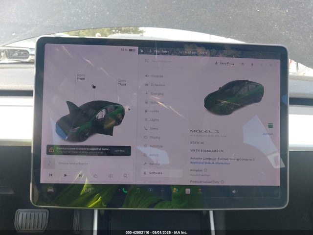 Tesla MODEL 3 2020 5YJ3E1EA0LF662074 Image 18
