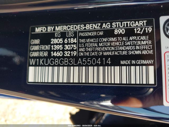 2020 MERCEDES-BENZ S 560 W1KUG8GB3LA550414 Photo 8