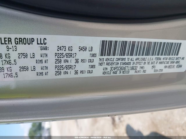 Dodge Journey 2014 3C4PDCBGXET118632 Image 9