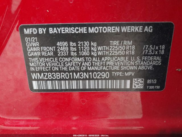 2021 MINI COUNTRYMAN WMZ83BR01M3N10290 Photo 8