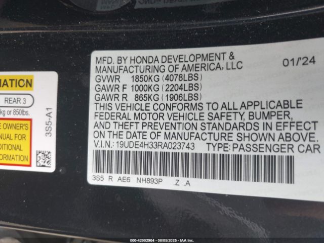 2024 ACURA INTEGRA 19UDE4H33RA023743 Photo 8