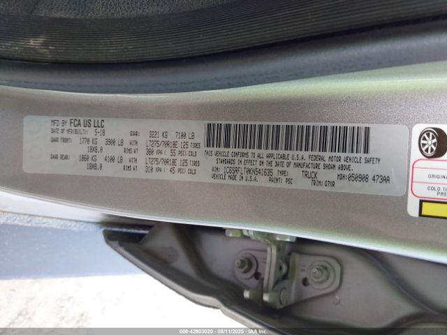 2019 RAM 1500 1C6SRFLT0KN541635 Photo 8