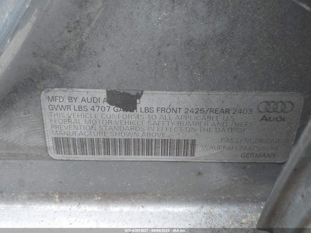 2010 AUDI A4 WAUEFAFL7AN054604 Photo 8