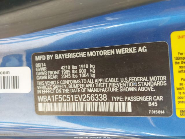 2014 BMW 228I WBA1F5C51EV256338 Photo 8
