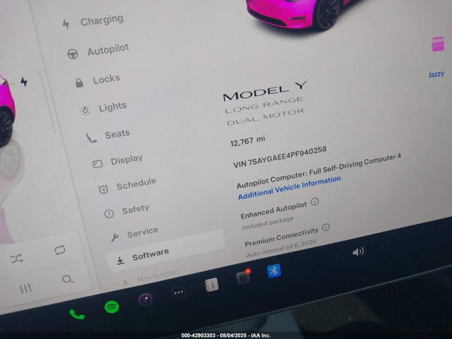 7SAYGAEE4PF940258 Tesla Model Y