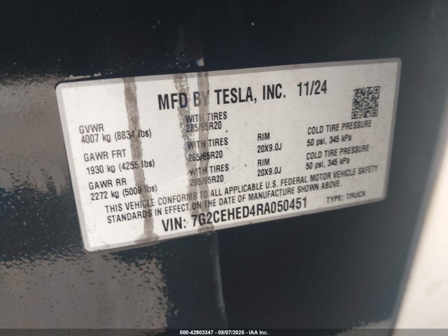 Tesla 2024 2024 7G2CEHED4RA050451 Image 9
