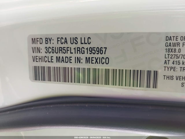RAM 2024 2024 3C6UR5FL1RG195967 Image 9