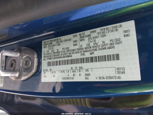Ford dragon di tc 2022 1FMCU0G66NUB38682 Image 9