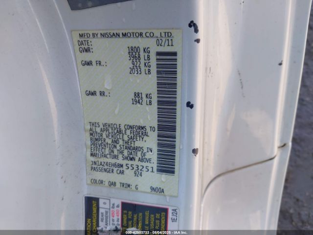 2011 NISSAN 370Z JN1AZ4EH6BM553251 Photo 8