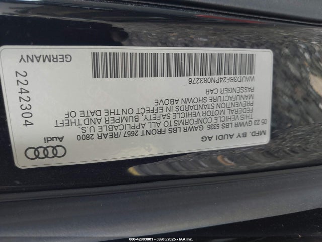 2023 AUDI A6 WAUD3BF24PN083276 Photo 8