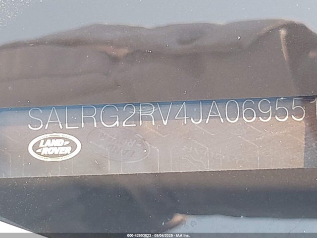 SALRG2RV4JA069551 Land Rover aj126