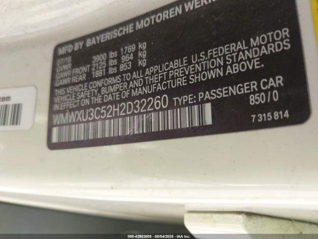 2017 MINI HARDTOP WMWXU3C52H2D32260 Photo 8