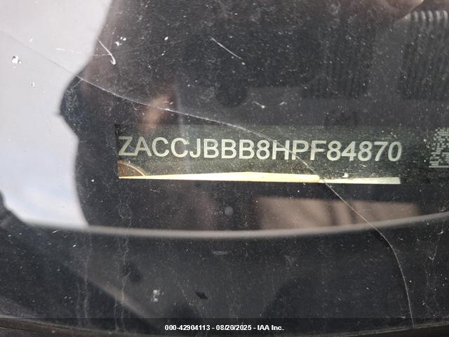Jeep Renegade 2017 ZACCJBBB8HPF84870 Image 9