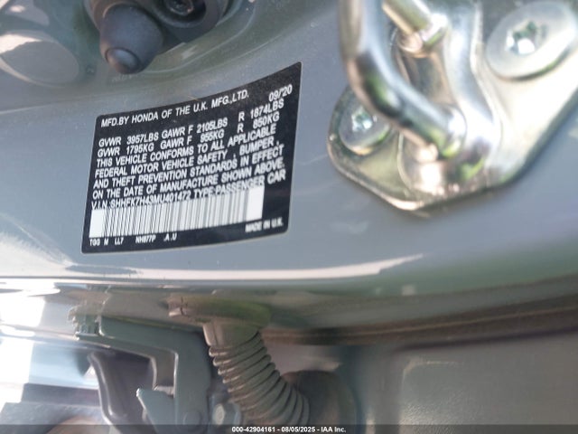 SHHFK7H43MU401472 Honda l15ba
