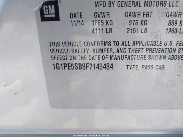 1G1PE5SB8F7145484 Chevrolet LUV