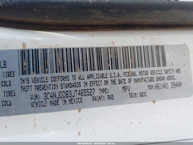 3C4NJDDB3JT465527 Jeep Compass