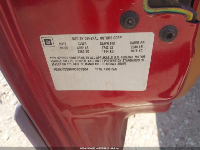 1997 CADILLAC SEVILLE 1G6KY5290VU808264 Photo 8