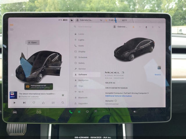 2019 TESLA MODEL 3 5YJ3E1EB7KF364628 Photo 6