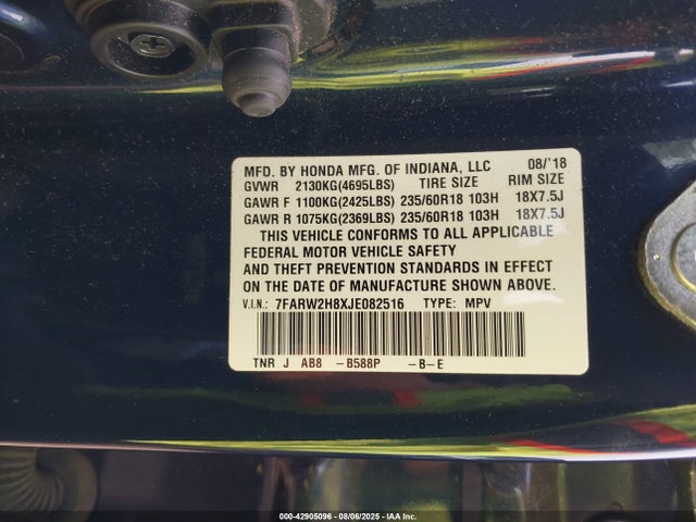 Honda l15be 2018 7FARW2H8XJE082516 Image 9