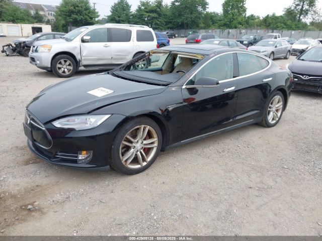 2013 TESLA MODEL S 5YJSA1CG0DFP06428 Photo 1