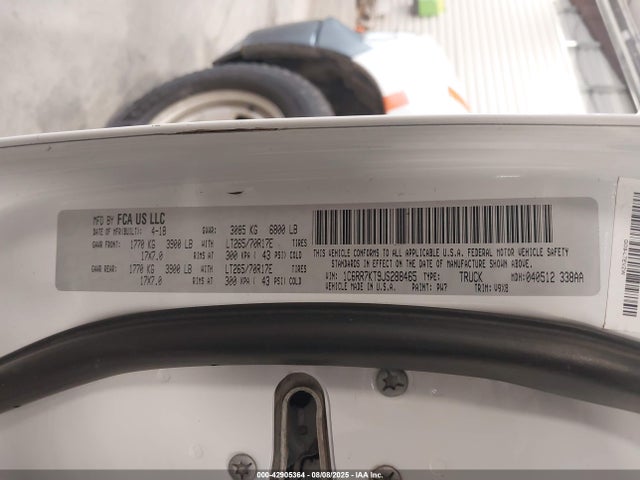 RAM 2018 2018 1C6RR7KT9JS288465 Image 9