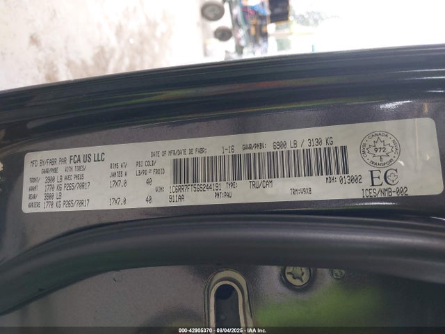 RAM 1500 2016 1C6RR7FT5GS244191 Image 9