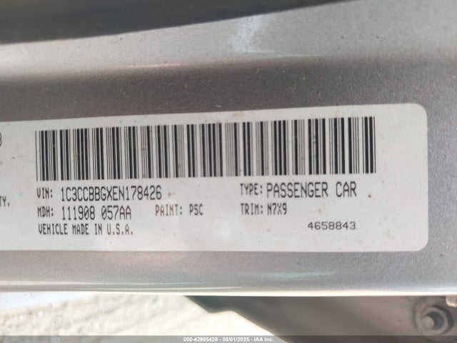 1C3CCBBGXEN178426 Chrysler 2014
