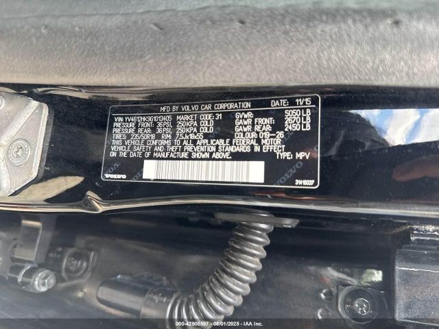 2016 VOLVO V60 CROSS COUNTRY YV4612HK9G1013405 Photo 8