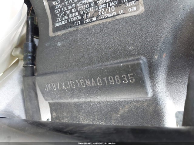 JKBZXJG16NA019635 Kawasaki Zx636 K