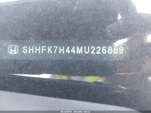 Honda l15ba 2021 SHHFK7H44MU226889 Image 9