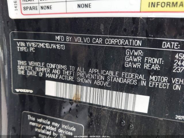 2013 VOLVO C70 YV1672MC1DJ141613 Photo 8